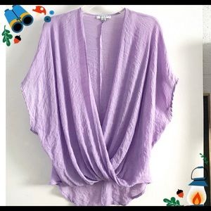 FavLux lavender surplice top!